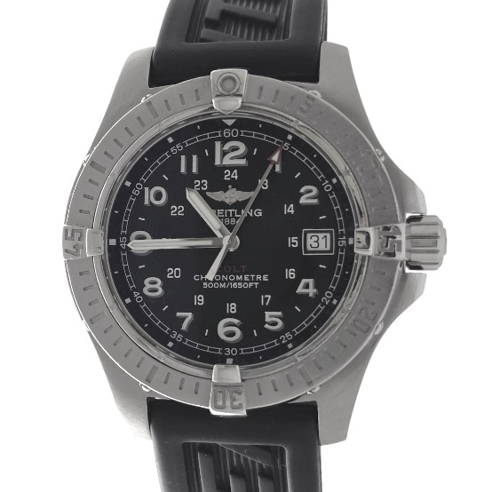 Breitling Colt A74380 - Quarz Herrenuhr - Full Set - Kautschukarmband