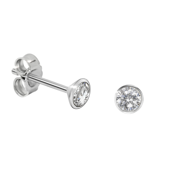Ohrstecker Zirkonia Silber 925 - 2,5mm