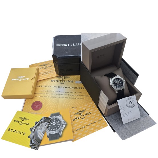 Breitling Colt A74380 - Quarz Herrenuhr - Full Set - Kautschukarmband - Bild 5