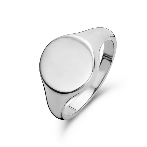 Siegelring für Damen Silber 925 - Rund 13mm
