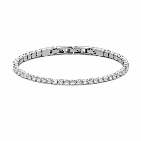 Frank 1967 Armband mit Zirkonia Edelstahl IPS - Zirkonia 3mm