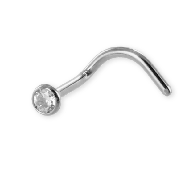 Nasenstecker Zirkonia Silber 925 - 2mm