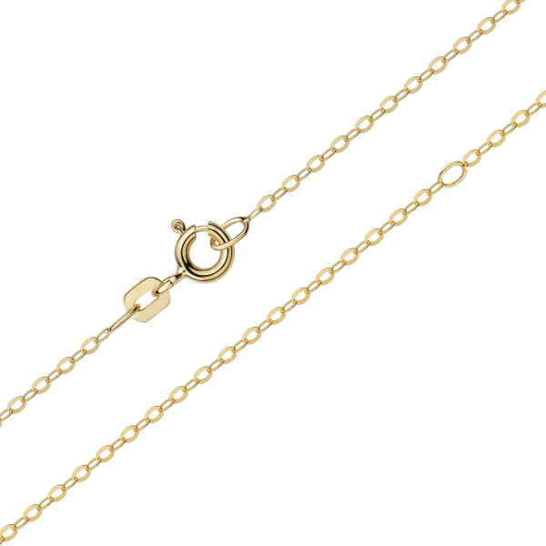 Ankerkette flach Gold 333 - 1,4 mm breit - 45cm