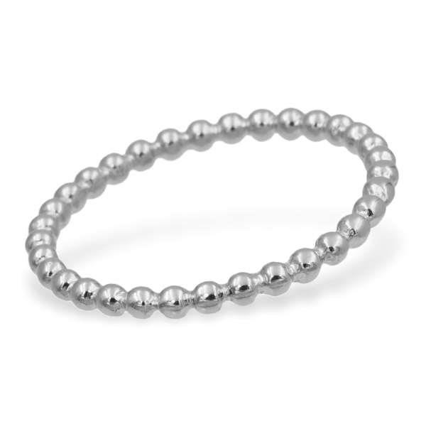 Kugelring Silber 925 - 2,0mm breit - Bild 2