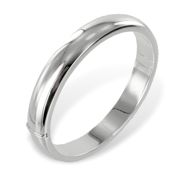 Armreif Silber 925 hochglanz - 10mm breit