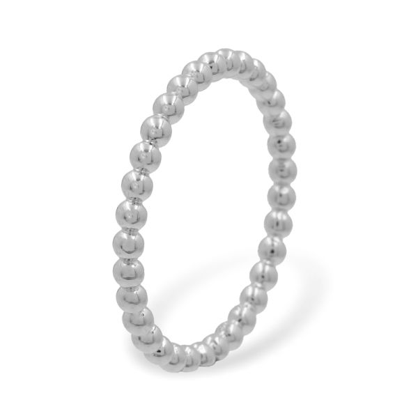 Kugelring Silber 925 - 2,1mm breit