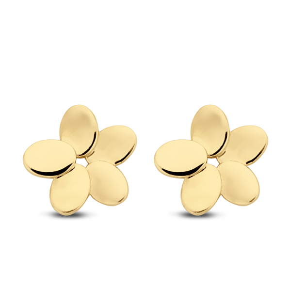 Ohrstecker Blume Gold 585 - 7x7mm