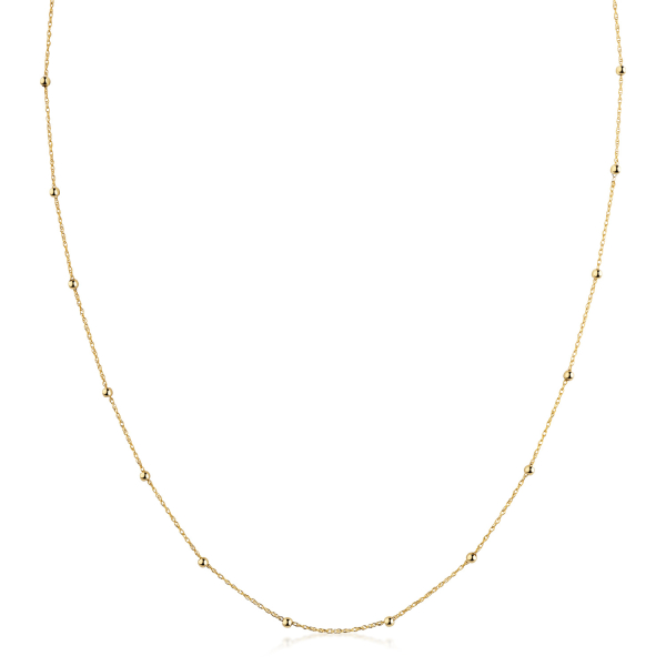Doppelankerkette mit Kugeln Gold 333 - Ø 2mm - Bild 2