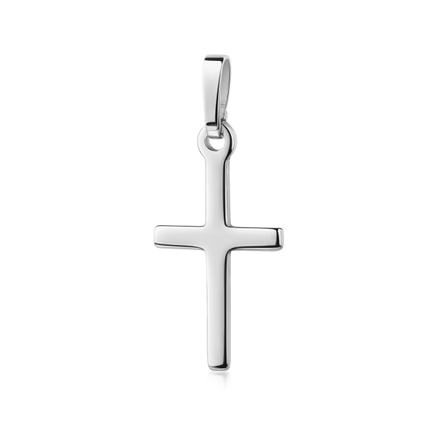 Anhänger Kreuz Silber 925 - Hochglanz - 15mm