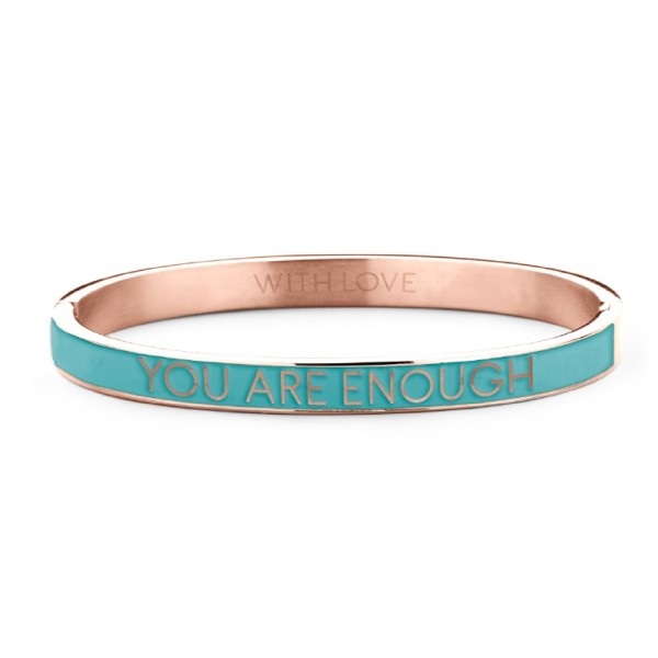 Key Moments Armspange Lack mint Edelstahl IPR - YOU ARE ENOUGH