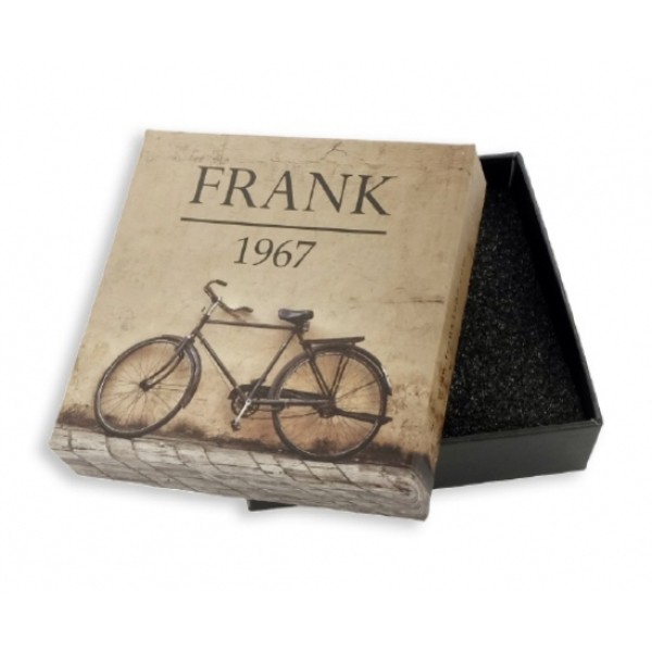 Frank 1967 Kinderarmband Edelstahl IPB - Lavastein, Achat 4mm - Bild 2