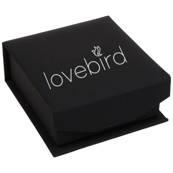 Lovebird Klappcreolen Weißgold 585 - 28 Brillanten 0,14 ct - Bild 3