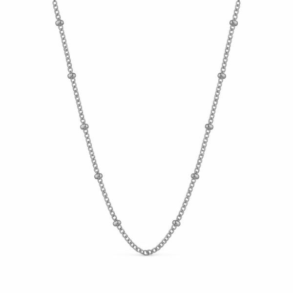 Kugelkette Edelstahl - 45cm mit Zwischenösen