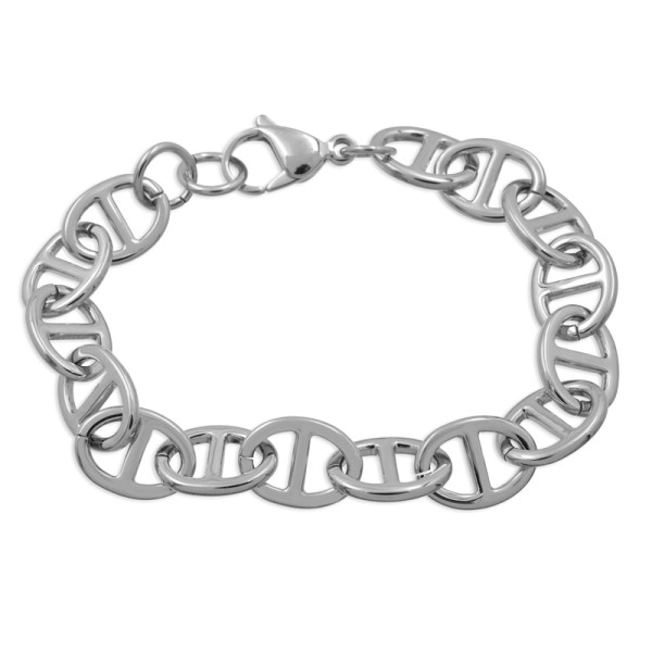 Chunky Chain Edelstahl 316L - Stegpanzerkette - 12mm breit - Bild 2