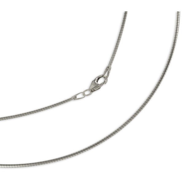 Omega-Kette 1,2mm breit Silber 925