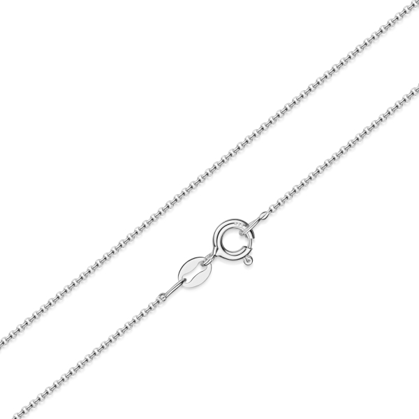 Erbskette diamantiert Silber 925 - 1,3mm breit - Bild 2