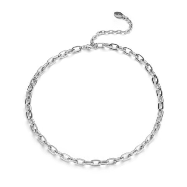 Lovebird Collier 40+7cm Edelstahl IPS - Kettenglieder 10,5x6,5mm