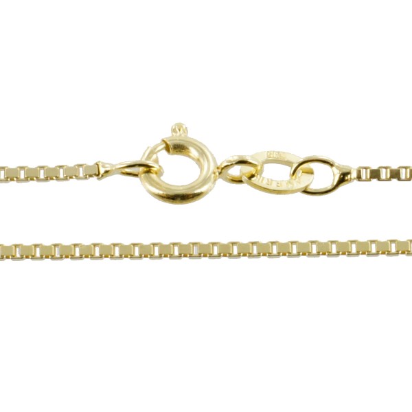 Venezianerkette goldplattiert - 1,2mm breit