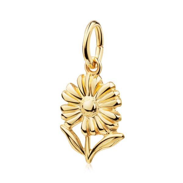 Anhänger Blume Silber 925 vergoldet