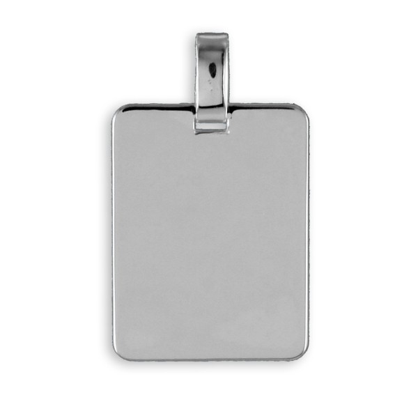 Gravurplatte Silber 925 - 19x14mm