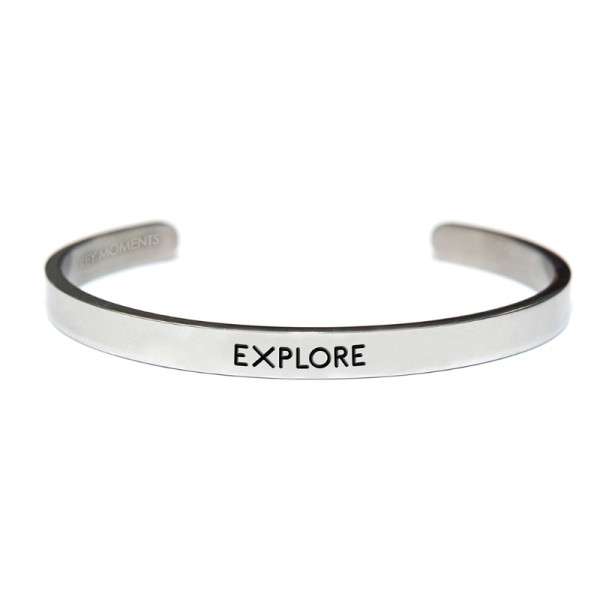 Key Moments Armreif Herren Edelstahl IPS - EXPLORE
