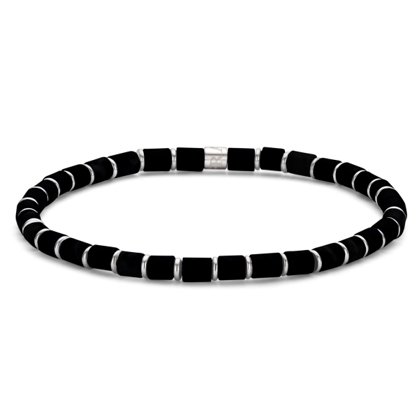 Frank 1967 Armband Edelstahl IPS - Achat 4mm - Edelstahl-Zwischenteile