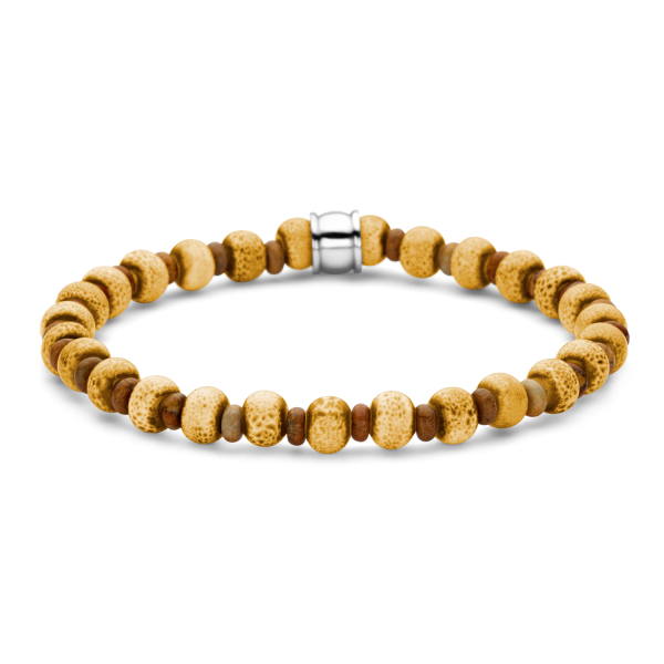 Frank 1967 Armband Gelber Keramikstein Edelstahl IPS - 6mm