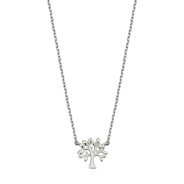 Collier Lebensbaum Weißgold 585 - Bild 2