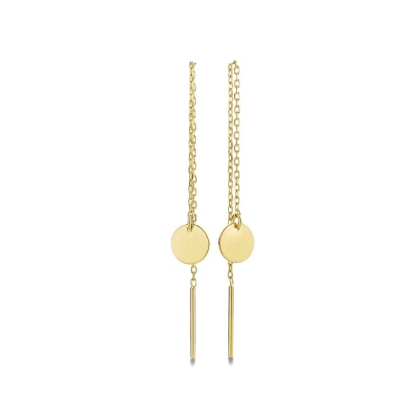 Durchzieher Dot Gold 585 - Ø 5mm - Kette 60mm