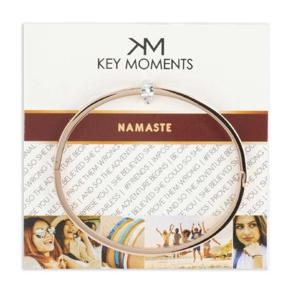 Key Moments Armspange Lack rot Edelstahl IPR - NAMASTE - Bild 2