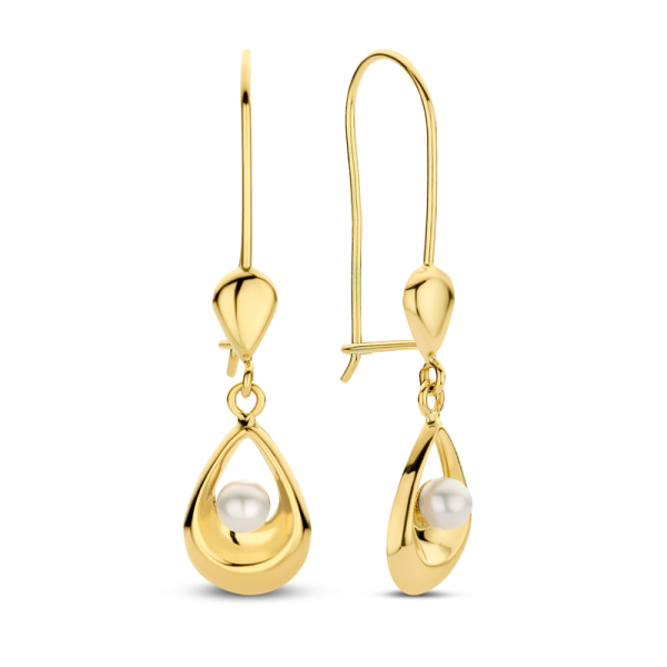 Ohrhänger Süßwasser-Zuchtperle 2,5-3mm Gold 585