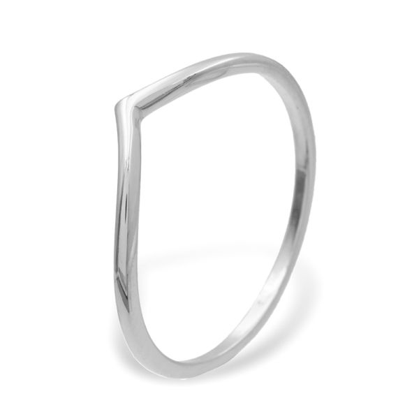 Damenring Wishbone Silber 925 - 1,3mm breit