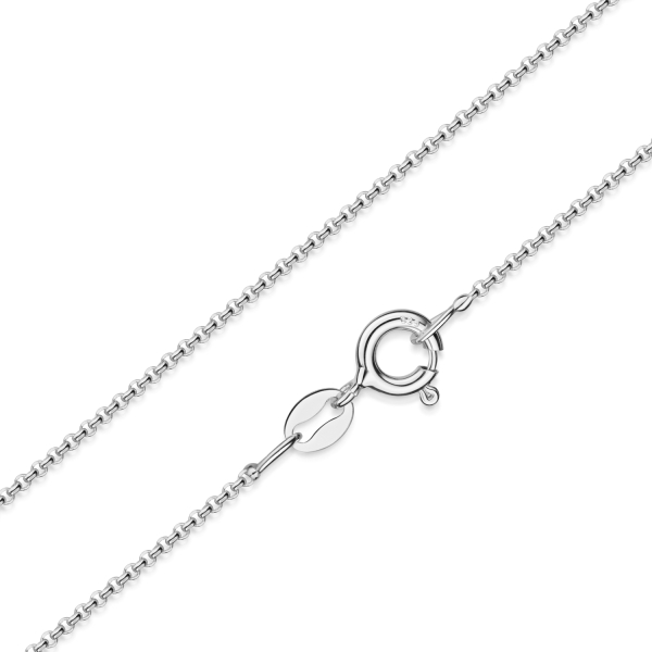 Erbskette diamantiert Silber 925 - 1,3mm breit