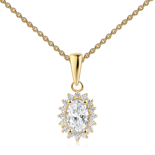 Anhänger Gold 333 - 17 Zirkonia - Bild 2