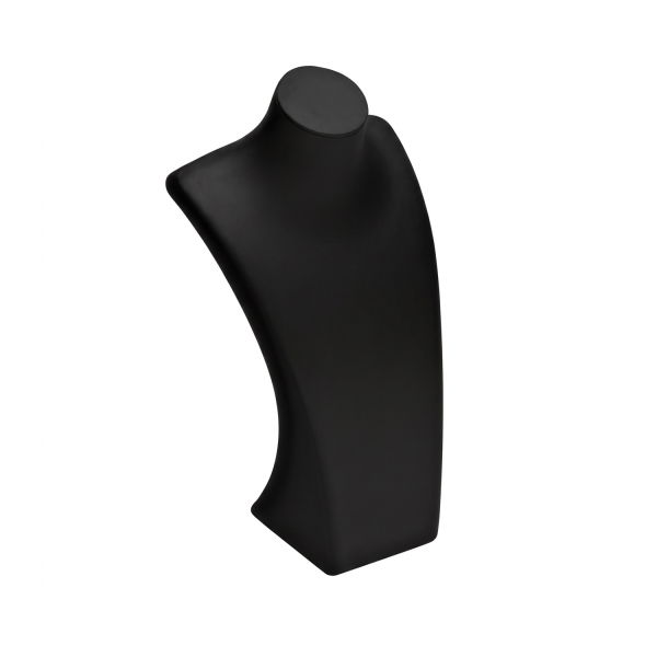 Frank1967 Schmuckbüste schwarz - 27cm - Kettenständer zur Schmuckpräsentation