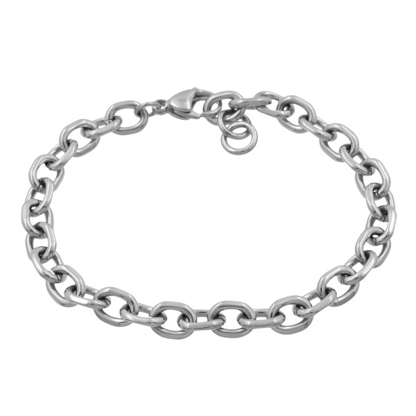 Collier oder Armband Edelstahl - 7mm breit - Bild 2