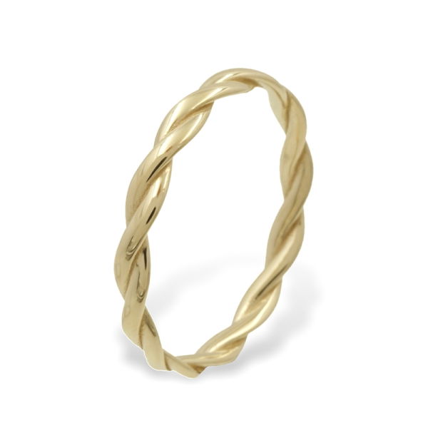 Damenring Twisted Gold 333 - 2,7mm breit