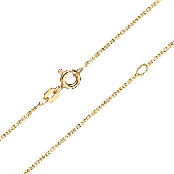 Ankerkette Gold 333 - 8-seitig diamantiert - 0,8mm breit - 45cm