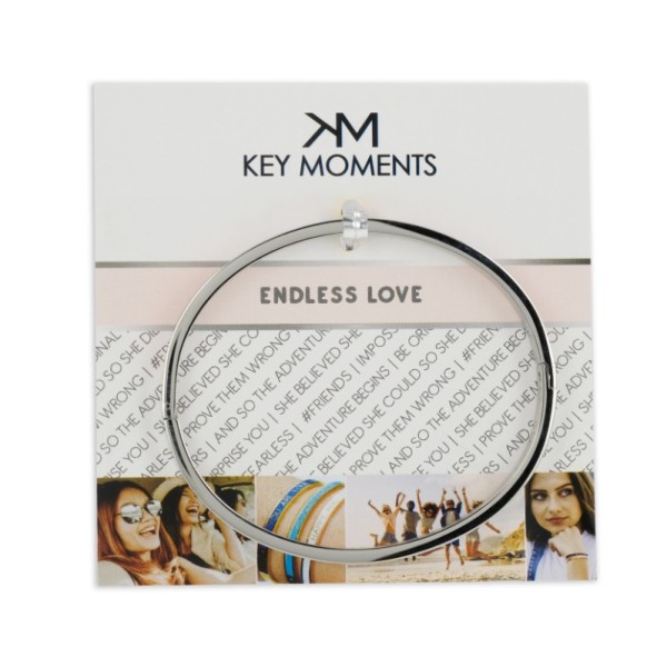 Key Moments Armspange Lack rosa Edelstahl IPS - ENDLESS LOVE - Bild 2