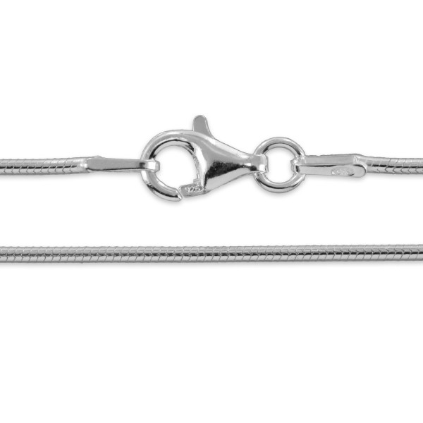 Schlangenkette Silber 925 - 1,2mm breit