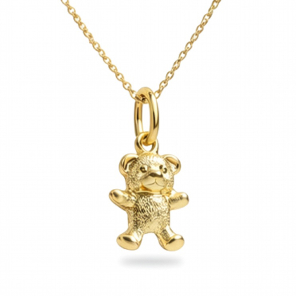 Anhänger Teddy Gold 333 - 9,5x7,0mm