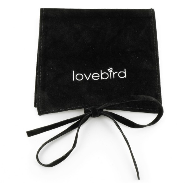 Lovebird Armband Jaspis grau Edelstahl - 6mm - Bild 2