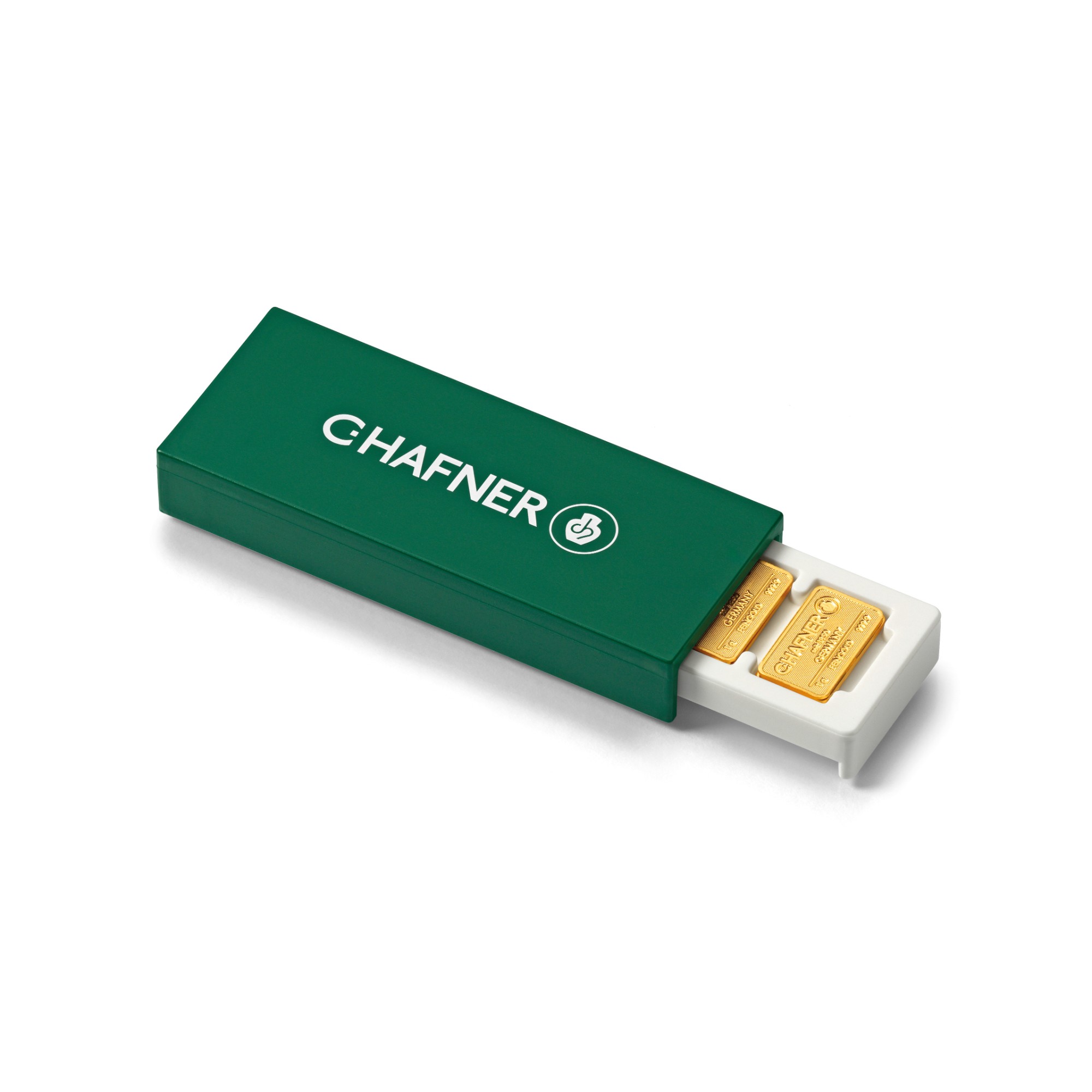 25 x 1g Goldbarren C. Hafner ceha SmartBox - 999,9 Feingold - Neuware