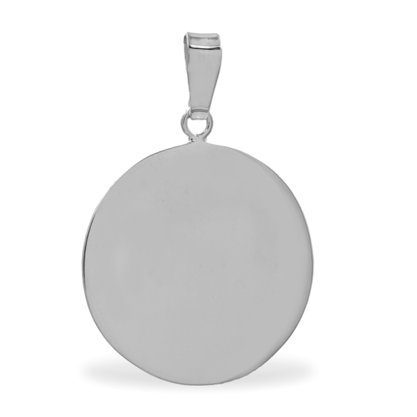 Gravurplatte rund Silber 925 - 19mm