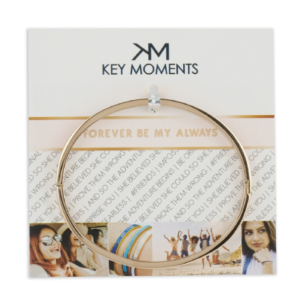 Key Moments Armspange Lack rosa Edelstahl IPR - FOREVER BE MY ALWAYS - Bild 2