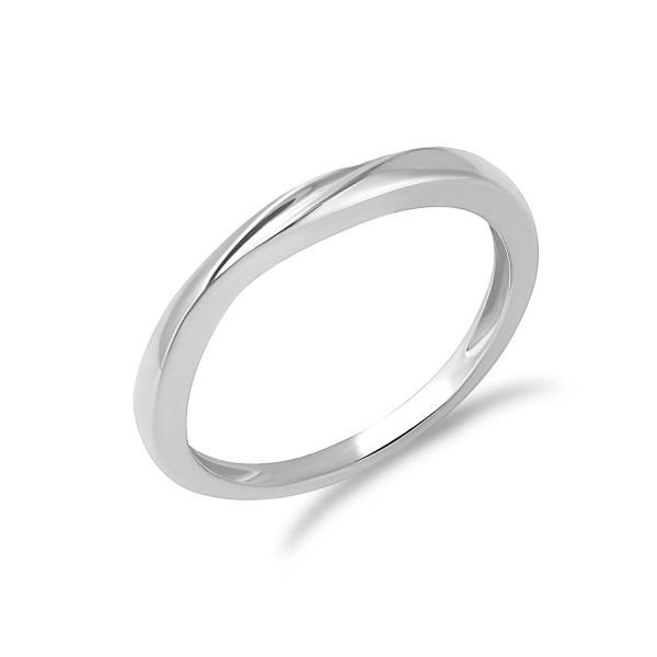 Ring Organic Style Silber 925 rhodiniert - Hochglanz