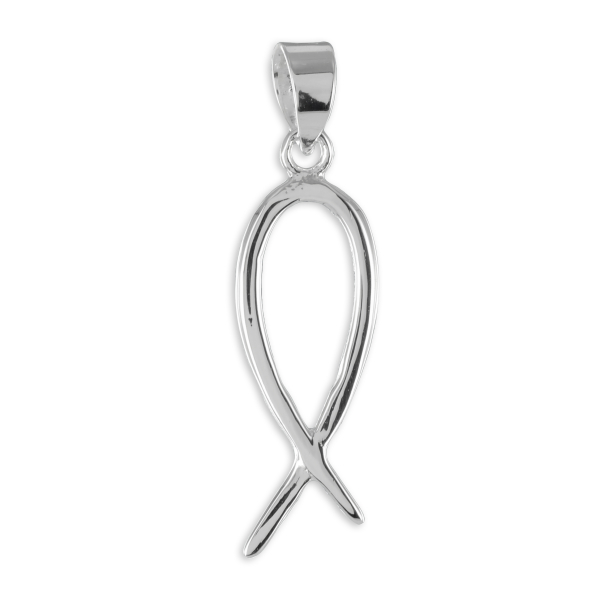 Anhänger Fisch Silber 925 - Christliches Symbol
