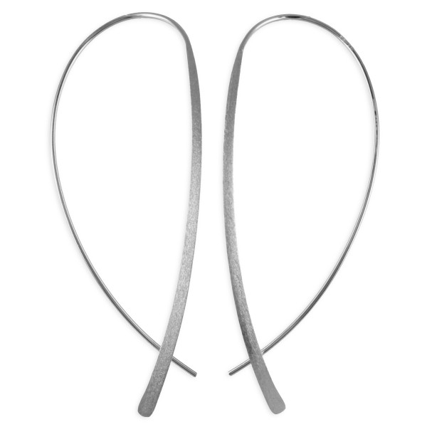Ohrhänger Silber 925 - Teilmattiert