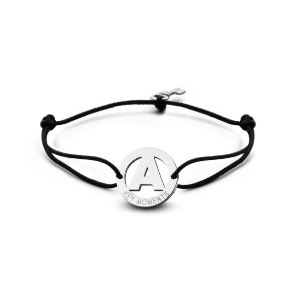 Key Moments Buchstaben-Armband Edelstahl