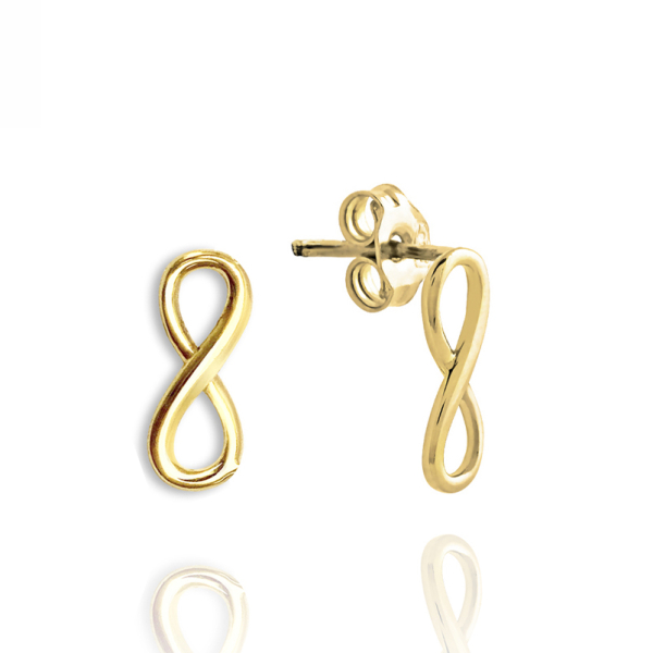 Ohrstecker Endless Gold 585 - 4x8,5mm